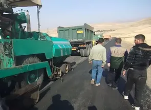 پیشرفت عملیات آسفالت‌ریزی جاده روستای پاوارس شهرستان میانه با سرمایه‌گذاری ۲۴ میلیارد تومانی