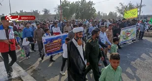 خروش دانش آموزان منوجانی  در دفاع از مظلومان فلسطین