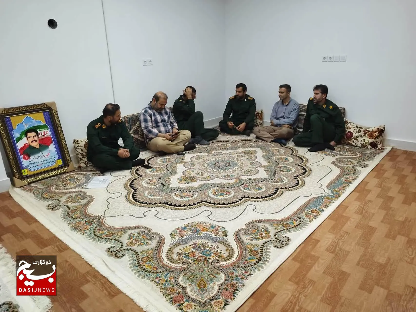 دیدار با خانواده معظم شهید اسکندری، شهید دفاع مقدس در شهرستان باغملک