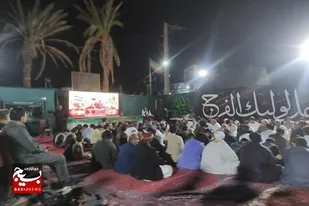 حضور بسیجیان پایگاه شهید قادری در محفل قرآنی با محوریت وحدت اسلامی