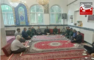 مراسم تودیع و معارفه فرمانده پایگاه مقاومت بسیج روستای مهن