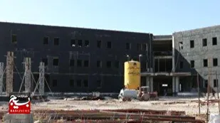 پیشرفت ۷۰ درصدی ساخت بیمارستان امام حسن مجتبی شهرستان باوی