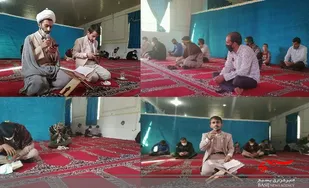 برگزاری آیین معنوی دعای عرفه در حسینیه پدخندق شهریاسوج