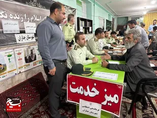 نقش بی بدیل نیروهای نظامی و انتظامی در برقراری نظم و امنیت ستودنی است