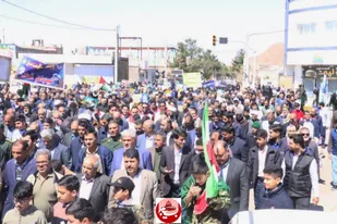 حضور باشکوه مردم شهرستان بجستان در راهپیمایی روز قدس