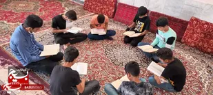 برگزاری کلاس های طرح تابستانه پایگاه شهید ممبینی  روستای پیرموسی باغملک
