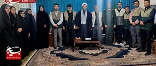 دیدار جهادگران و مسئولان بسیج سازندگی با امام جمعه سرخ&zwnj;رود / تأکید بر استمرار نهضت خدمت&zwnj;رسانی در منطقه
