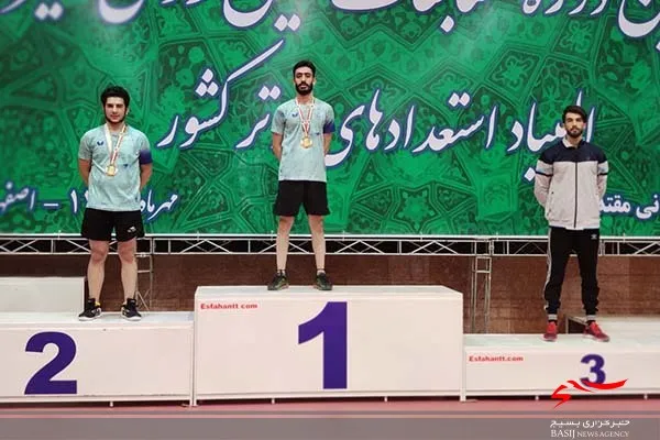 کسب مقام سومی تنیس روی میز توسط بسیجی بوشهری