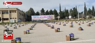 توزیع ۲ هزار و ۳۰۰ بسته معیشتی در سپاه ثارالله شیراز