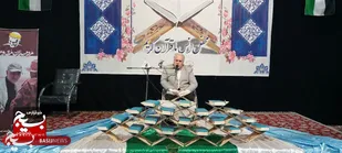 بزرگترین محفل تلاوت قرآن کریم بسیج برای همدردی با مردم مظلوم غزه در مشهدالرضا+ فیلم و تصاویر