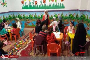 برگزاری مسابقات نقاشی کودکان در پایگاه مهدیه زاهدان