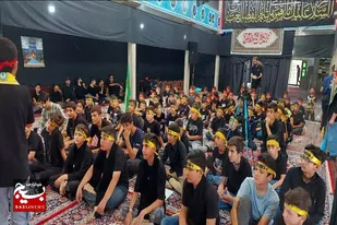 عهد نوجوانان کبودراهنگی با نوجوان شجاع کربلا