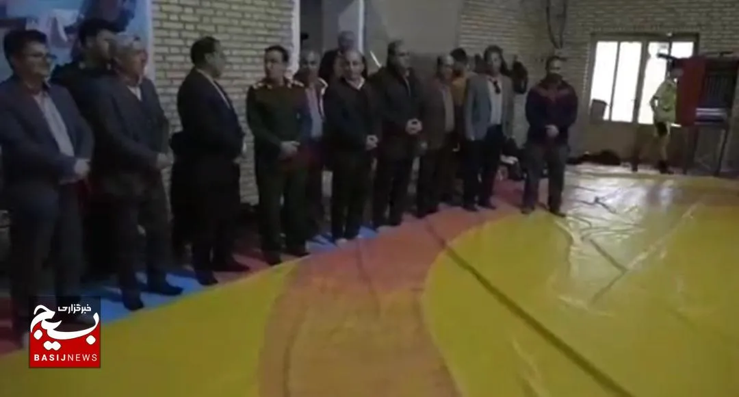 افتتاح خانه‌ی کشتی بسیج شهر شباب از شهرستان چرداول استان ایلام