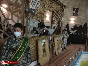مراسم دومین سالگرد شهادت سردارحاج قاسم سلیمانی در محل زورخانه شهدای نجف آباد