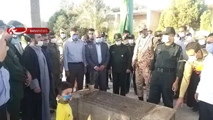 برگزاری مراسم غبارروبی و عطرافشانی گلزار شهدا