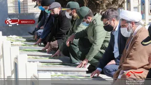 گلزار شهدای  چادگان غبار روبی و عطر افشانی شد