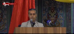 فیلم / قرائت زیبای مسعود محمودی در  محفل انس با قرآن کریم در حسینیه کریم اهل بیت علیه السلام