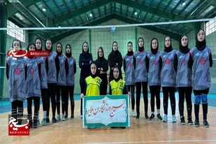مسابقات والیبال بسیج گرامیداشت شهدای اقتدار و امنیت در ملایر برگزار شد&nbsp;