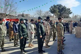 برگزاری صبحگاه مشترک نیروهای مسلح در کوهسار