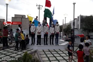 برگزاری کاروان شادی توسط پایگاه انصارالمهدی(عج) همدان