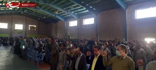 شکوه حضور بسیجیان در سالروز تشکیل بسیج در منوجان