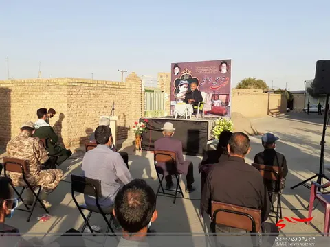 یادواره شهید محله آبروی کوچه افتخار محله روستای حسین آباد زرندیه