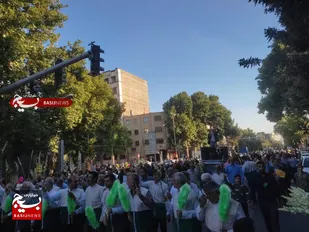 پیاده&zwnj;روی خادمیاران رضوی شهرستان شاهرود در عید غدیر برگزار شد+ تصاویر