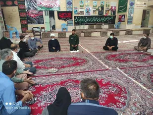 جلسه هماهنگی برگزاری یادواره شهدای روستای علویه میبد