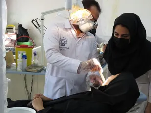 ارائه خدمات پزشکی رایگان در بخش چاهک