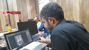 هنرمندان تجسمی در یاسوج با تولید پوستر به استقبال محرم رفتند+( تصاویر)