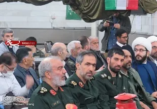 مراسم گرامیداشت هفته مبارک بسیج در محله ی نازی آباد