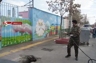 ضدعفونی و گندزدایی مناطق محروم و حاشیه ای شهر تهران انجام می شود