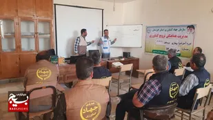 آموزش و توانمند سازی با برگزاری کلاس ترویجی برای دامداران در شهرستان رامشیر