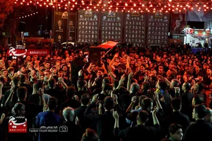 مراسم عزاداری شب تاسوعا در مریانج