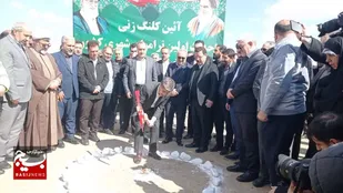 کلنگ نخستین تراموای شهری کشور در تبریز به زمین زده شد