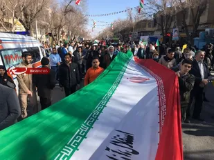 راهپیمایی دیروز استان یزد افزایش ۳۰ درصدی داشت