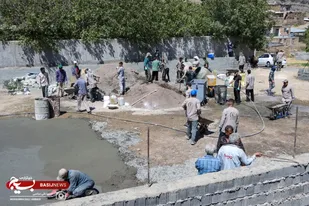 از برنامه&zwnj;های فرهنگی تا ساخت استخر؛ جهادگران اراک در روستای گوشه