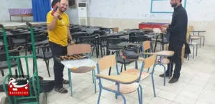 فعالیت گروه جهادی علم آموزان جهادگر دانش آموزان بسیجی در اهواز