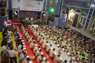 برپایی محفل جزء خوانی نیرو&zwnj;های مسلح در شاهرود