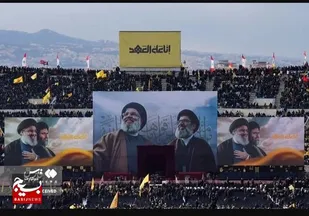 مراسم یادبود شهید سیدحسن نصرالله در مصلی تهران برگزار شد