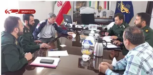 دیدار مسئول بسیج عمران سپاه استان تهران با فرمانده ناحیه پیشوا