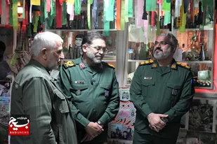 بازدید فرمانده سپاه انصارالحسین (ع) استان همدان از بیت&zwnj;الشهدای بهار