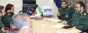 سرکشی فرماندهی سپاه شاهرود از حوزه بسیج کربلا بسطام+ تصاویر