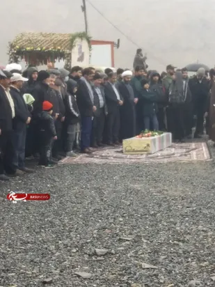 آئین تشیع وخاکسپاری شهید گمنام دفاع مقدس در گلدشت نجف آباد