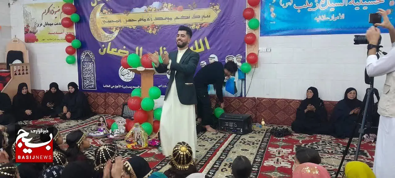 برگزاری مراسم میلاد امام حسن مجتبی(ع) در ملاشیه اهواز توسط شرکت فولاد اکسین خوزستان