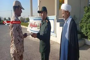 از سرباز سادات سپاه ناحیه کازرون تجلیل به عمل آمد
