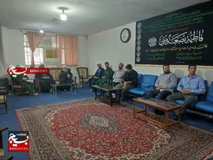 بازدید و سرکشی مسئول نمایندگی ولی فقیه در سپاه استان البرز، از حوزه ۴۱۳ ناحیه مقاومت بسیج امام هادی (ع)