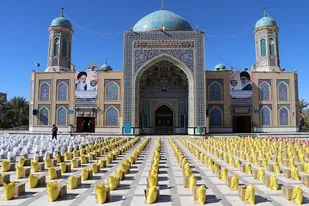 نهمین مرحله از رزمایش کمک های مومنانه در طبس