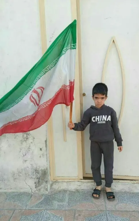 پویش نصب پرچم ایران روی درب منازل  در شهر صالحیه