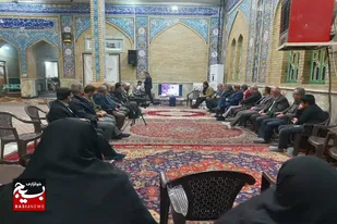 محفل شب نشینی با شهدا در سرخه برگزار شد